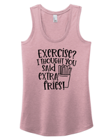FF: Extra Fries Ladies' Racerback Tank