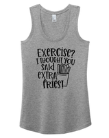 FF: Extra Fries Ladies' Racerback Tank