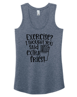FF: Extra Fries Ladies' Racerback Tank