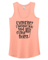 FF: Extra Fries Ladies' Racerback Tank