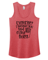 FF: Extra Fries Ladies' Racerback Tank