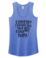 FF: Extra Fries Ladies' Racerback Tank