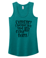 FF: Extra Fries Ladies' Racerback Tank