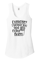 FF: Extra Fries Ladies' Racerback Tank