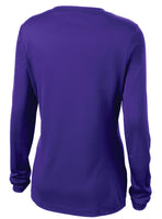 Custom Team Ladies' Long Sleeve V-Neck Tee (100% Polyester)