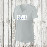 KYDD Family Ladies' Performance V-Neck Tee