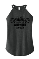 FF: Using My Workout Words Ladies' Rocker Tank