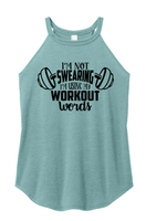 FF: Using My Workout Words Ladies' Rocker Tank