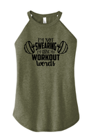 FF: Using My Workout Words Ladies' Rocker Tank