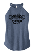 FF: Using My Workout Words Ladies' Rocker Tank