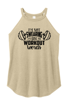 FF: Using My Workout Words Ladies' Rocker Tank