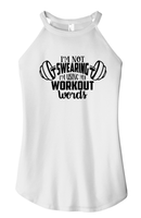 FF: Using My Workout Words Ladies' Rocker Tank