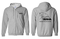SERHA Youth Sizes Full Zip Hooded Sweatshirt
