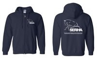 SERHA Youth Sizes Full Zip Hooded Sweatshirt