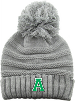 Arundel Spirit Wear Cable Knit Pom Slouch Beanie