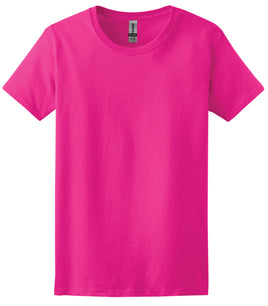 Custom Team 100% Cotton Ladies' Short Sleeve Tee
