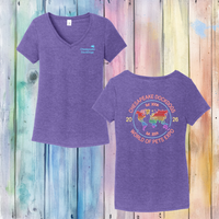 2026 WOPE Ladies' Triblend V-Neck Tee