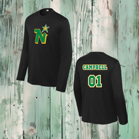 North Stars 100% Cotton Long Sleeve Tee (Youth & Adult)