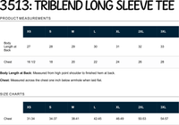 CDD Colonial K9 Classic Triblend Long Sleeve Tee