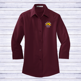 BOTBSC Ladies' 3/4 Sleeve Button Up Shirt
