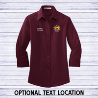 BOTBSC Ladies' 3/4 Sleeve Button Up Shirt