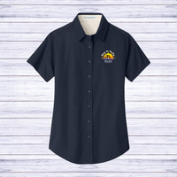 BOTBSC Ladies' Short Sleeve Button Up Shirt