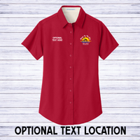 BOTBSC Ladies' Short Sleeve Button Up Shirt