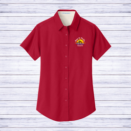 BOTBSC Ladies' Short Sleeve Button Up Shirt