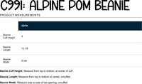 LSDDWC26 Alpine Pom Beanie