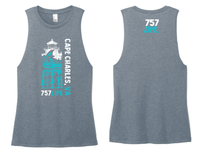 757LIFE Cape Charles Lighthouse Ladies Muscle Tank