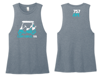 757LIFE Cape Charles Golf Cart Ladies Muscle Tank