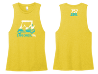 757LIFE Cape Charles Golf Cart Ladies Muscle Tank