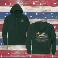 CDD Colonial K9 Classic Adult Full Zip Hooded Sweatshirt