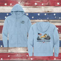 CDD Colonial K9 Classic Adult Full Zip Hooded Sweatshirt