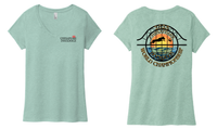 CDDWC25 Ladies' V-Neck  Triblend Tee