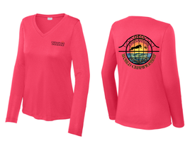 CDDWC25 Ladies' Performance Long Sleeve V-Neck