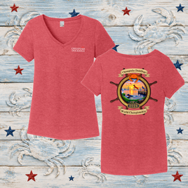 CDDWC26 Ladies' Triblend V-Neck Tee