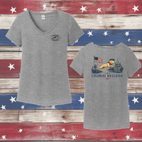 CDD K9 Colonial Classic Ladies' Triblend V-Neck Tee