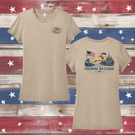 CDD K9 Colonial Classic Ladies' Triblend Crewneck Tee