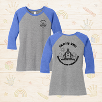 Charity P&K Ladies' 3/4 Sleeve Baseball Tee