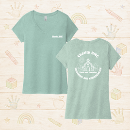 Charity P&K Ladies' Triblend V-Neck Tee
