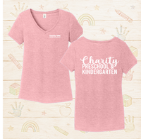 Charity P&K Ladies' Triblend V-Neck Tee