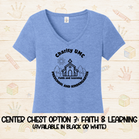 Charity P&K Ladies' Triblend V-Neck Tee