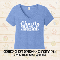 Charity P&K Ladies' Triblend V-Neck Tee