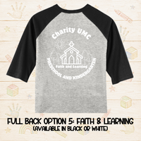 Charity P&K Youth Baseball Tee