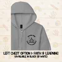 Charity P&K Adult Full Zip Hooded Sweatshirt