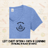 Charity P&K Ladies' Triblend V-Neck Tee