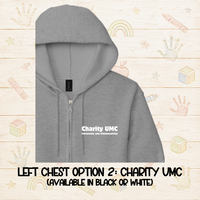 Charity P&K Adult Full Zip Hooded Sweatshirt
