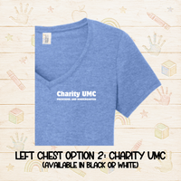 Charity P&K Ladies' Triblend V-Neck Tee