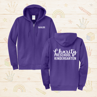 Charity P&K Adult Full Zip Hooded Sweatshirt